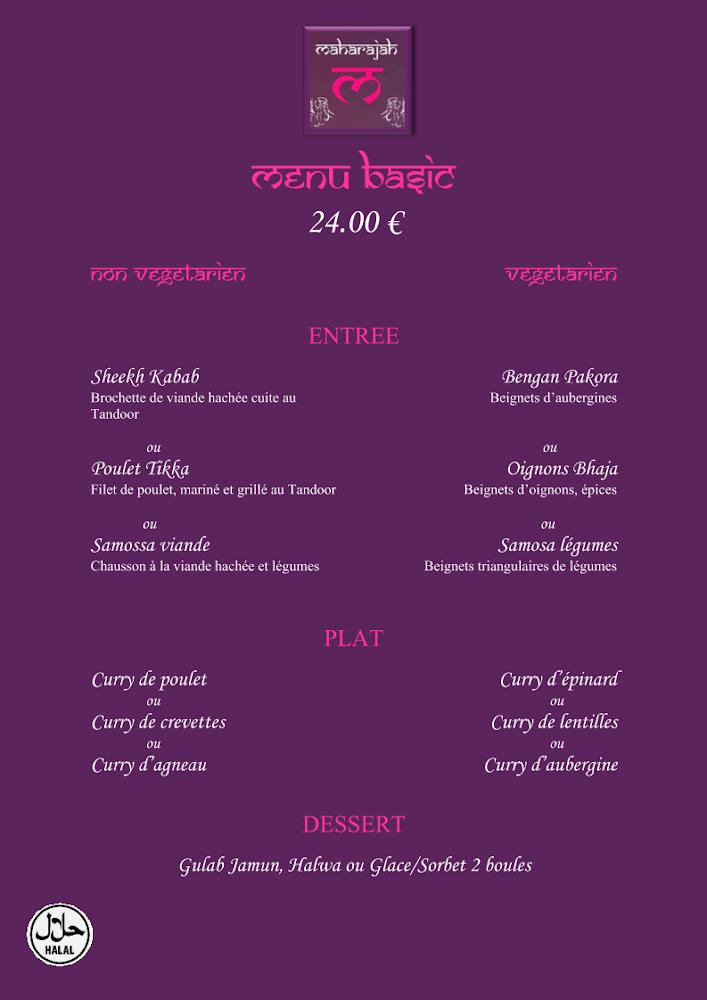 Le Maharajah - Menu Image 4